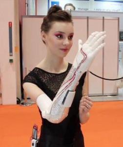 Swarovski crystal 3-d printed bionic hand